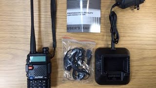 BAOFENG UV5R RADIO hindi unboxingemergency walkietalkie [upl. by Stanwinn]