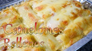 Canelones Rellenos  Cocinando con Yolanda [upl. by Gwenny]