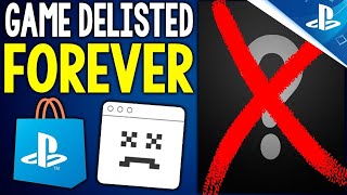 Big PlayStation Exclusive Game DELISTED From PSN FOREVER [upl. by Sjoberg]