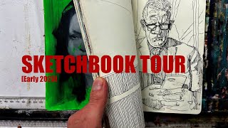 Sketchbook Tour  Drawing Every Day Early 2023 [upl. by Yentihw]