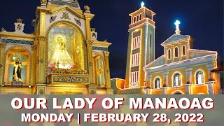 OUR LADY OF MANAOAG LIVE MASS TODAY  February 28 2022 [upl. by Weinstein]