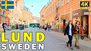 🇸🇪 SWEDEN LUND  Virtual walking tour 4K HDR 60fps [upl. by Ordway849]