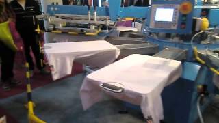 MAQUINA SERIGRAFIA TEXTIL AUTOMATICA 6 COLORES  2 WALZ 003avi [upl. by Eixor414]