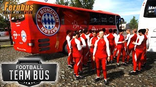 FERNBUS DLC Football Team Bus  Fernbus Coach Simulator  Simul8 Gaming with Wheel Cam [upl. by Yllut215]