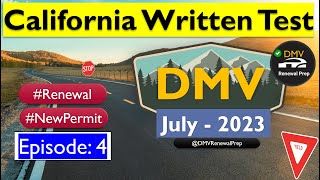 California DMV Practice Test July 2023  For Senior and New Permit official Written Test [upl. by Amsa]