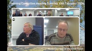 Planning committee meeting Tuesday 13th February 2024 [upl. by Aseek620]