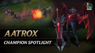 Aatrox Champion Spotlight  Gameplay  League of Legends [upl. by Esilec]