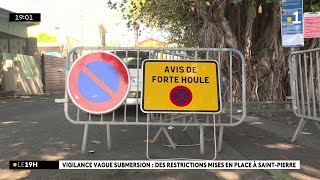 Une forte houle touche les littoraux Ouest et Sud de La Réunion à partir de 22h [upl. by Chadbourne]