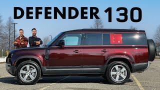 2023 Land Rover Defender 130 Quick Review  More Seats [upl. by Croom]