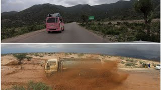 Buurta Sheekh Mountains Drive Breathtaking Scenery And Berbera Flash Flood 4K Video [upl. by Oberon]