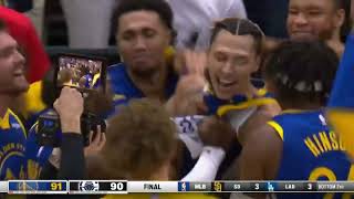 Insane buzzer beater by Lindy Waters Game winning Warrior VS Clippers [upl. by Htebazil884]