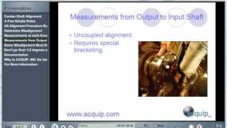 Acquip Laser Alignment Presentation Cardan Shaft Alignment [upl. by Natanoj]