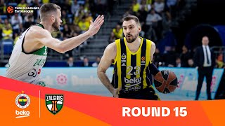 Fenerbahce Beko IstanbulZalgiris Kaunas  Round 15 Highlights  202324 Turkish Airlines EuroLeague [upl. by Corny]