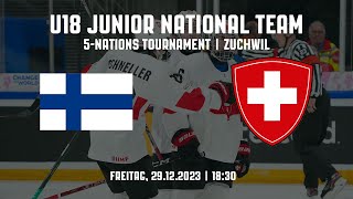 U18 Finland vs Switzerland  5Nations Tournament  Zuchwil SUI [upl. by Ara]