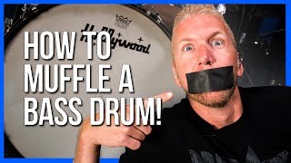 How To Muffle Your Bass Drum [upl. by Haelam]