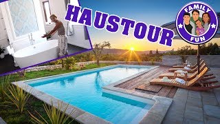 MEGA HAUSTOUR  UNSER NEUES HAUS   FAMILY FUN [upl. by Refeinnej573]