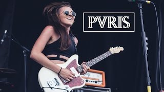 PVRIS  Fire  Vans Warped Tour 2015 [upl. by Neemsaj711]