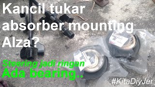 Perodua kancil tukar absorber mounting Alza  Shock absorber mounting replacement [upl. by Hoon489]