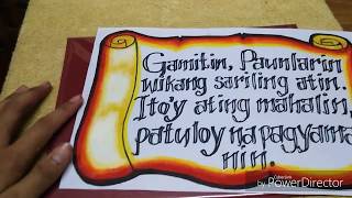 Buwan ng Wika 2019 quotSlogan Makingn ideasquot [upl. by Ahsikyw968]