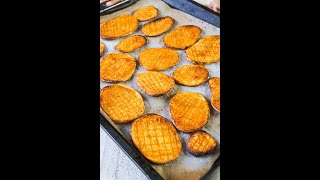 🥔 PATATE a QUADRETTI in forno o in friggitrice ad aria il risultato è sempre croccante 😍😎 Shorts [upl. by Eibor857]