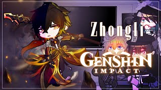 🔶 Genshin Impact React to  ZhongliMorax  Angst  Liyue  Gacha Club [upl. by Reuven]