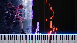 Kingdom Hearts  Dearly Beloved  Piano Tutorial [upl. by Lleroj]