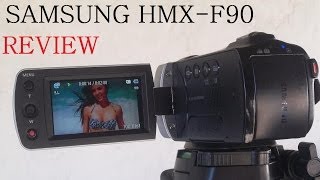 Samsung HMXF90 Video Camera ReviewIs it a Good Camcorder for Making YouTube Videos [upl. by Ylas]