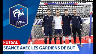 Futsal  Séance avec les gardiens de but I FFF 20192020 [upl. by Einnor]