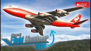 Microsoft Flight Simulator 2024 LIVE  Second Impressions  97 Fixed [upl. by Guglielma227]