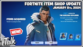 NEW THE AGELESS EXPLORER SET Fortnite Item Shop January 8th 2024 Fortnite Chapter 5 [upl. by Vito]