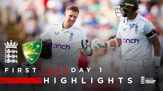 Root Begins Series with Century  Highlights  England v Australia Day 1  LV Insurance Test 2023 [upl. by Karol910]