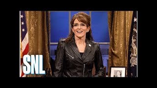 Tina Feys Sarah Palin Leads SNL Chorus Lamenting What I Did For Trump [upl. by Nrubloc]