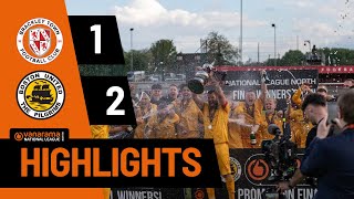 HIGHLIGHTS Brackley Town 12 Boston United  Boston complete turnaround win to book National return [upl. by Aitnom]