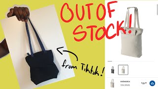 Making the Ikea Tote Backpack because its literally sold out everywhere [upl. by Bina]