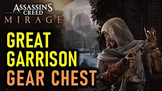 The Great Garrison Gear Chest  Assassins Creed Mirage AC Mirage [upl. by Karissa]