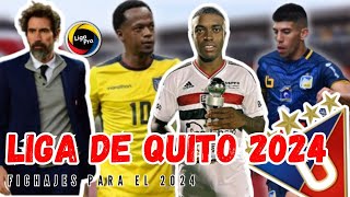 ¡POR LA SEGUNDA LIBERTADORES🏆  PROYECTO LIGA DEPORTIVA UNIVERSITARIA 2024  ALTAS 2024 [upl. by Dawaj13]