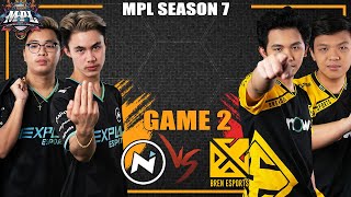 WALANG BAWI NXP vs BREN GAME 2  MPLPH [upl. by Andert]