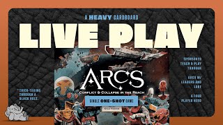 Arcs with Leaders amp Lore  4p Teaching amp Playthrough by Heavy Cardboard [upl. by Goulder]