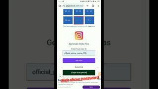 How to get instagram password  Instagram password any Id  shorts instapassword viralvideo [upl. by Atikam420]