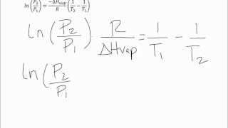 Clausius Clapeyron Equation and Problem Solving [upl. by Sulokcin]