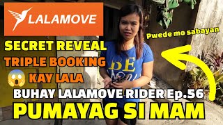 LALAMOVE  PAANO MAG TRIPLE BOOKING KAY LALAMOVE  tutorial   Buhay LALAMOVE Rider Episode 56 [upl. by Refannej]