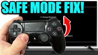 How to Fix PS4 Wont Enter Safe Mode PS4 Safe Mode Easy Fix [upl. by Samohtnhoj642]