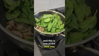 Creamy Spinach Pasta with Mushrooms  Recipe [upl. by Carver]