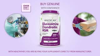 Glucosamine Chondroitin and MSM Fssai [upl. by Ainaled117]