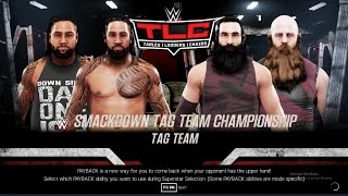 quotWWE 2K19 TLC The Usos vs Luke Harper  Tables Ladders amp Chairs Matchquot [upl. by Sapowith]