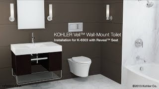 Installation  Veil Toilet with Reveal Seat [upl. by Navillus56]