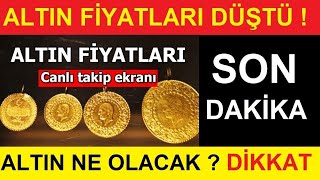 21 ARALIK 2023 ALTIN FİYATLARI BUGÜN NE KADAR GRAM ALTIN ÇEYREK ALTIN YARIM TAM ALTIN FİYATLARI [upl. by Yob]