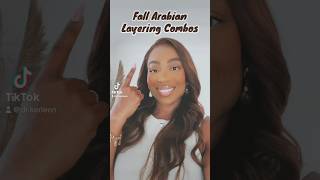 Fall Arabian Perfume Combos 🥰 middleeasternfragrances fallfragrances perfumecollection layering [upl. by Anaynek244]