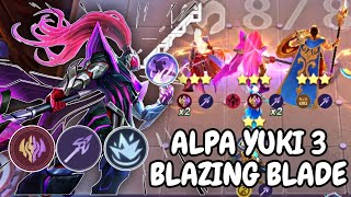 ALPA IMMORTAL LANCER YUKI 3  PAKE BLEZING BLADE  HP FULL TRUS SEKALI SKILL [upl. by Pinette]