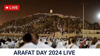 Arafat Day 2024 live  Hujaj on the way to Mount Arafat  Hajj 2024 live [upl. by Aihtniroc]